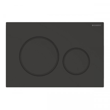 Clapeta actionare rezervor incastrat Sigma 20 negru mat lacuit-negru easy to clean