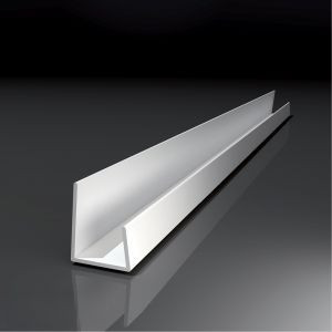 Profil 'J' PVC, 12.5mm; 2.5m/buc
