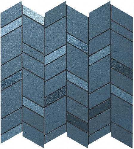 Mozaic MEK Blue, Chevron Wall, 30,5x30,5 cm
