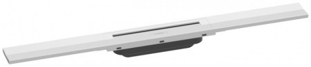 Capac pentru rigola de dus Hansgrohe, RAINDRAIN FLEX, ajustabil 80 cm, alb mat