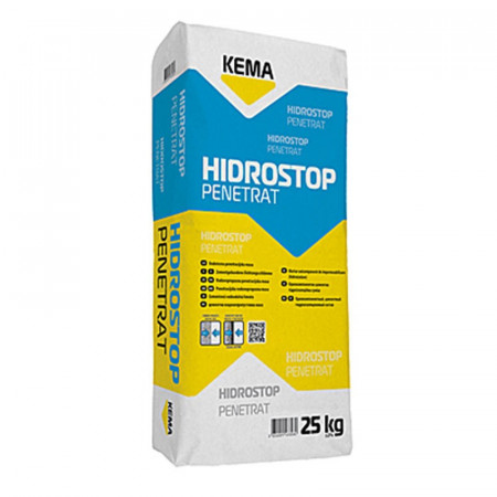 Hidroizolatie pe baza de ciment cu actiune prin cristalizare Hidrostop Penetrat 25kg