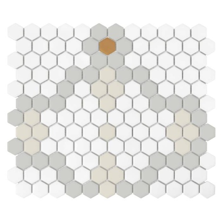 Mozaic Mini Hexagon Compass matt, 26x30 cm, DUNIN, 6 mm, mat