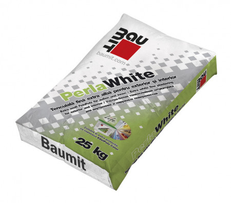 PerlaWhite -Tencuiala fina extra alba pentru exterior si interior