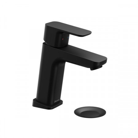 Baterie 10° Free black stativă chiuvetă, cu set scurgere Click-Clack, Ravak, negru