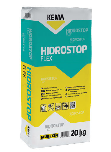 Hidroizolatie monocomponenta, flexibila Hidrostop Flex 20kg