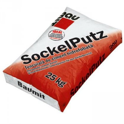 Baumit SockelPutz - Tencuiala de ciment hidrofobata 25 Kg