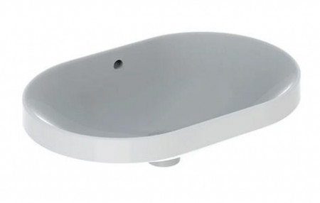 Lavoar incastrat Geberit Variform eliptic cu preaplin 60x40 cm