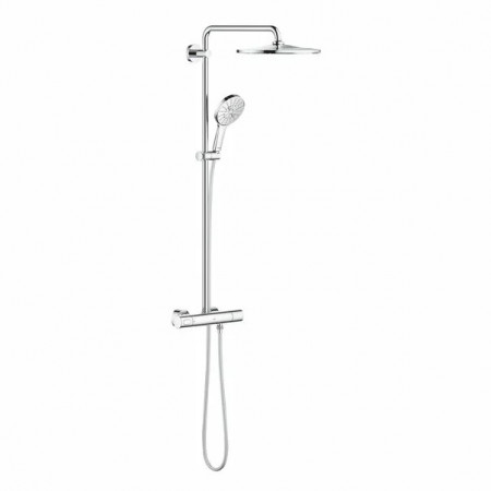 Coloana de dus cu termostat Grohe Rainshower Smartactive 310 Mono Round