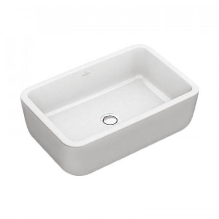 Lavoar pe blat Villeroy & Boch, Architectura, dreptunghiular, 60 cm, alb alpin