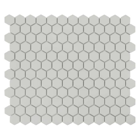 Mozaic Mini Hexagon Ash matt, 26x30 cm, DUNIN, 6 mm, mat