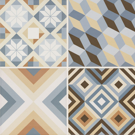 Gresie Diamante Colour Gres, Paradyz Ceramica, mata, Mix B, 40x40 cm