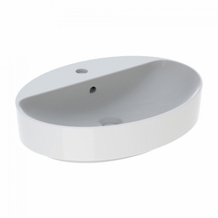 Lavoar pe blat Geberit Variform oval cu preaplin 60x45 cm