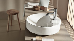 Lavoar pe blat Geberit Variform rotund cu preaplin 45 cm