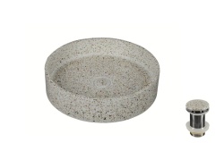 Lavoar pe blat rotund Ira Fruitcake, Karag, Ø42,5x10 cm