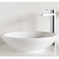 Lavoar pe blat Villeroy & Boch, Loop & Friends, rotund, 43 cm, alb - Img 2