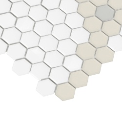 Mozaic Hexagon Garland Cotton matt, 45,1x39,1 cm, DUNIN, 6 mm, mat - Img 2