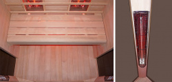 Saună infrarosu Solaris Hemlock, pentru 2 persoane, Wellis - Img 5