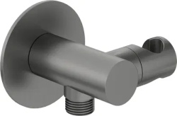 SILIA - Cot conector pentru furtun, rotund, cu mâner pentru dușul de mână - Img 2