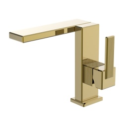 Baterie lavoar Aurum Wellis - Auriu Lucios