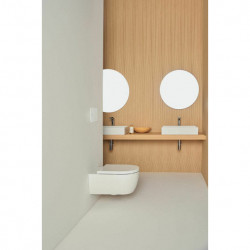 Set vas WC suspendat Ideal Standard Blend Curve, Aquablade, alb si capac softclose - Img 3