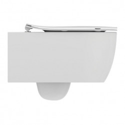 Set vas WC suspendat Ideal Standard Blend Curve, Aquablade, alb si capac subtire softclose - Img 5