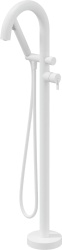 SILIA Baterie pentru cadă, freestanding, cu set de duș - Img 5