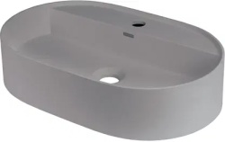 SILIA Lavoar din granit, blat, cu orificiu pentru baterie - oval - Img 6
