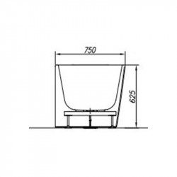 Cada freestanding Kolpasan, Dream, 170x75 cm - Img 2