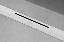 Capac pentru rigola de dus Hansgrohe, RAINDRAIN FLEX, ajustabil 80 cm, alb mat - Img 3