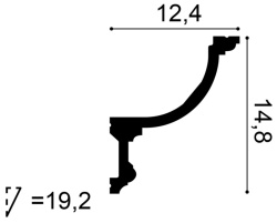 Cornisa Orac Decor C901 - 2 ml - Img 2