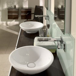 Lavoar pe blat Villeroy & Boch, Loop & Friends, rotund, 43 cm, alb - Img 4