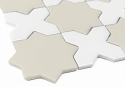 Mozaic Star&Cross Cotton Mix matt, 30,2x30,2 cm, DUNIN, 6 mm, mat - Img 4