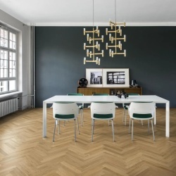 Parchet dublustratificat Kahrs herringbone, Studio Oak AB 490x70x11 mm
