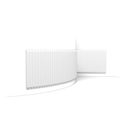 W214F HILL BEAD XL, Orac Decor, L: 200 x H: 40 x W: 1,5