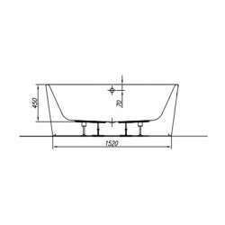 Cada freestanding Kolpasan, Dream, 170x75 cm - Img 3