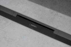 Capac pentru rigola de dus Hansgrohe, RAINDRAIN FLEX, ajustabil 80 cm, negru mat - Img 3