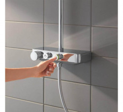Coloana de dus cu termostat Grohe Euphoria Smartcontrol 260 Mono - Img 4