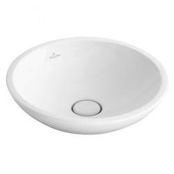 Lavoar pe blat Villeroy & Boch, Loop & Friends, rotund, 43 cm, alb