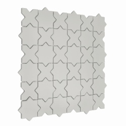 Mozaic Star&Cross Ash matt, 30,2x30,2 cm, DUNIN, 6 mm, mat - Img 2