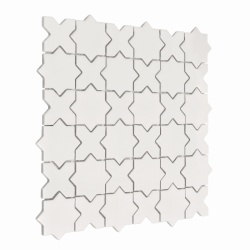 Mozaic Star&Cross Cotton matt, 30,2x30,2 cm, DUNIN, 6 mm, mat - Img 2