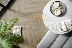 Parchet SPC Falquon The Floor P6002 Herringbone, York Oak - Img 5