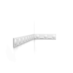 Profil decorativ Orac Decor P9902 LINK, Art Deco, 200 x 7 x 1,5 cm, Purotouch®