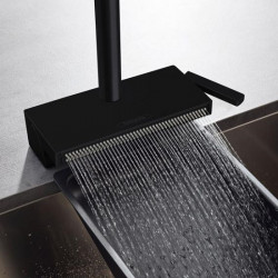 Baterie de bucatarie cu pipa extractabila, sBox, Hansgrohe, Aquno Select M81 250, negru mat - Img 4