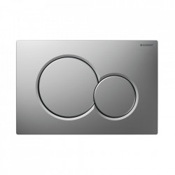 Clapeta de actionare apa WC, Geberit Sigma 01, finisaj crom mat