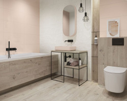 Faianta Synergy Coral, Paradyz Ceramica, coral, lucioasa, 30x60 cm - Img 2