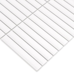 Mozaic Kitkat White matt, 29,7x29,3 cm, DUNIN, 8 mm, mat - Img 2