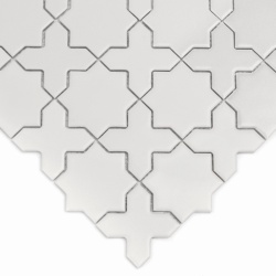 Mozaic Star&Cross Cotton matt, 30,2x30,2 cm, DUNIN, 6 mm, mat - Img 3