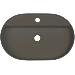 SILIA Lavoar din granit, blat, cu orificiu pentru baterie - oval - Img 7
