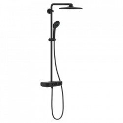 Coloana de dus cu termostat negru mat Grohe Euphoria SmartControl 310 Duo