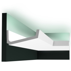 Cornisa Orac Decor C352 Flat, led - 2ml - Img 1